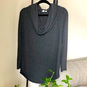 Slouchy dark gray sweater. Size Small.